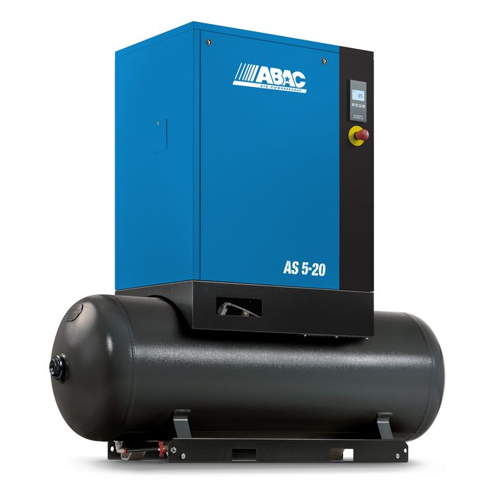 ABAC AS-B 7.5 HP Rotary Screw Air Compressor – 71 Gallon Eco-Friendly 3-in-1 System