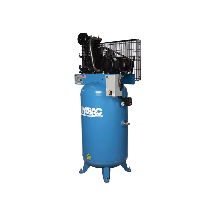 ABAC Ironman Piston Air Compressor 7.5hp 80 Gallon - Heavy-Duty V-Pump Reliability