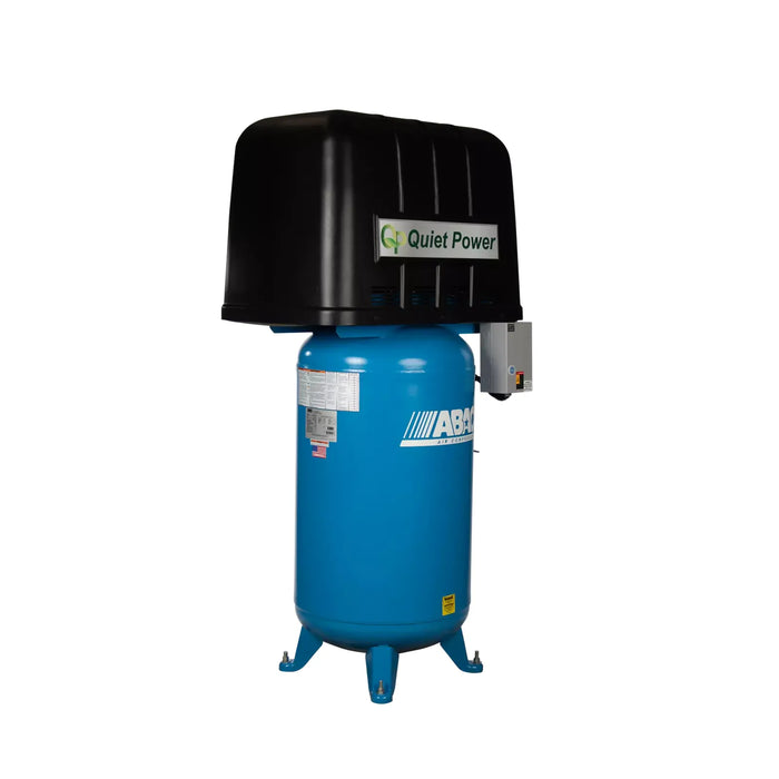 ABAC Quiet Series 2-Stage Belt-Drive Piston Compressor – Ultra-Low Noise Power - 7.5HP