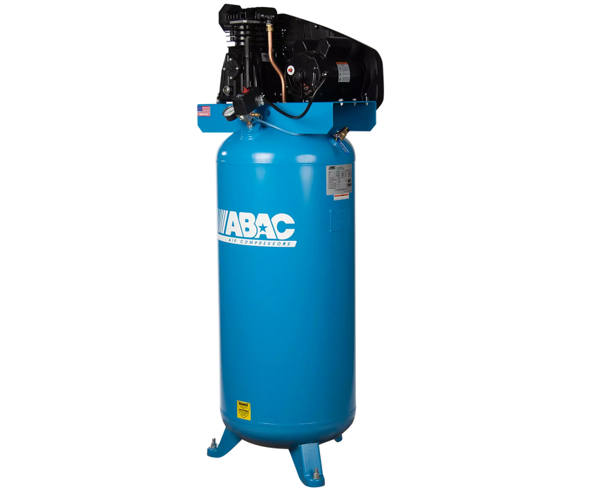 ABAC Single-Stage Belt-Drive Piston Air Compressor – Portable & Reliable Aluminum Pump Design