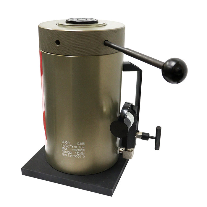 100-Ton Load Lock’R Aluminum Jack (Model 13155) – Mechanical Lock Nut, 6¼″ Stroke