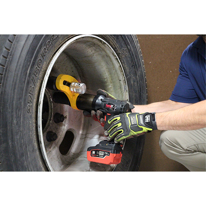 AME TorqIT 1,000 ft-lbs Battery Torque Wrench Kit – 1″ Drive w/ 6″ Nose, ISO Calibrated