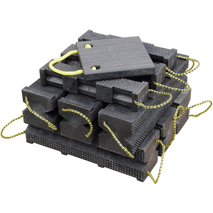 AME FR Industrial Cribbing Set with Jack Plate