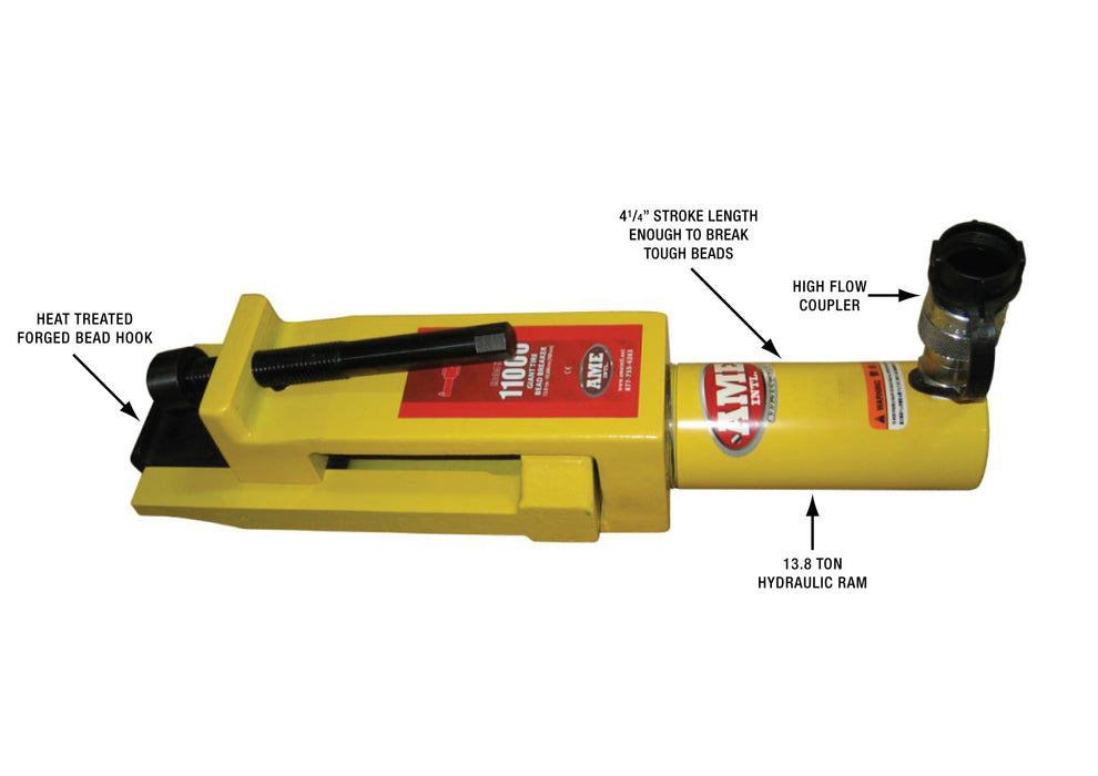 OTR Giant Tire Bead Breaker | AME 25-51″ Earthmover Tool