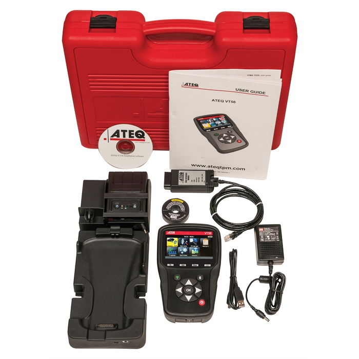 ATEQ VT56 TPMS Diagnostic Tool Kit TS56-1000 — Professional TPMS Scanner with Printer