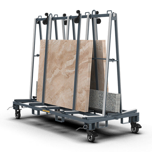 Abaco One Stop A-Frame – Heavy-Duty Stone & Glass Transport Rack (Model OSA9463-M2)