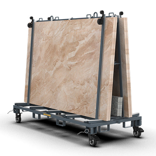 Abaco One Stop A-Frame – Heavy-Duty Stone & Glass Transport Rack (Model OSA9463-M2)