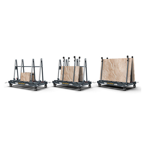 Abaco Folding One-Stop A-Frame – Foldable Stone & Slab Transport Rack (FOSA7547)