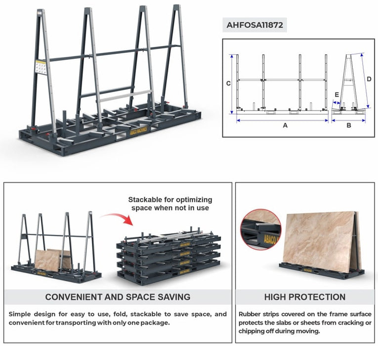 Abaco Heavy-Duty Folding One-Stop A-Frame AHFOSA11872
