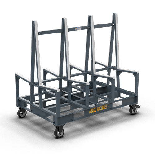 Abaco One Stop High A-Frame – Heavy-Duty Elevated Slab & Glass Transport Rack (OSHA7236)