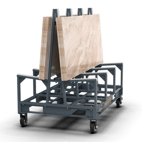 Abaco One Stop High A-Frame – Heavy-Duty Elevated Slab & Glass Transport Rack (OSHA7236)