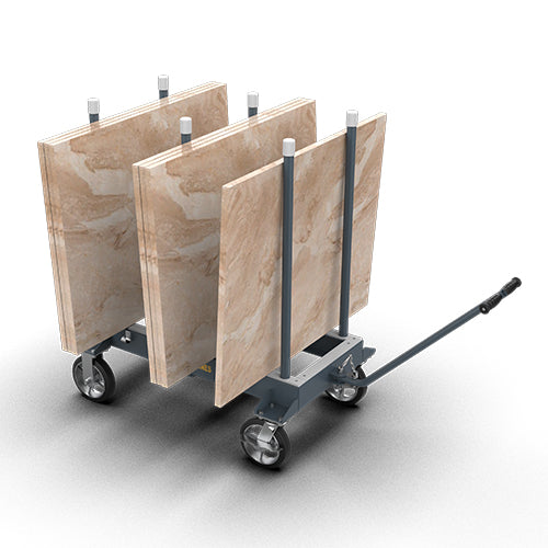 Abaco Slab Rack Dolly – Compact Heavy-Duty Stone & Glass Transport Dolly (ASRD39)