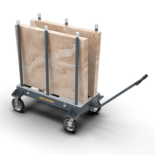 Abaco Slab Rack Dolly – Compact Heavy-Duty Stone & Glass Transport Dolly (ASRD39)
