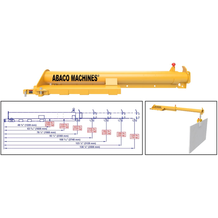 Abaco Machines USA Telescopic Forklift Boom ATFB25