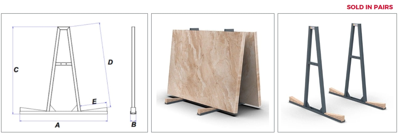 Abaco Truck A-Frame TAF060 / ETAF060 – Industrial Stone Slab Storage Solution