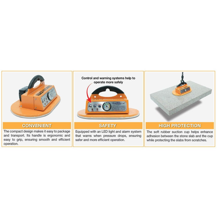 Abaco Vacuum Multilift Pro – AVMP250 (Cordless Vacuum Lifter, 250 kg/550 lb)