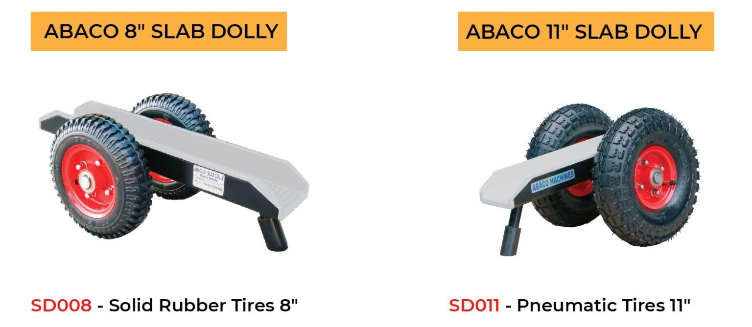 Abaco Slab Dolly – Compact 8″ & 11″ Heavy-Duty Stone & Panel Transport Dolly (SD008 / SD011)
