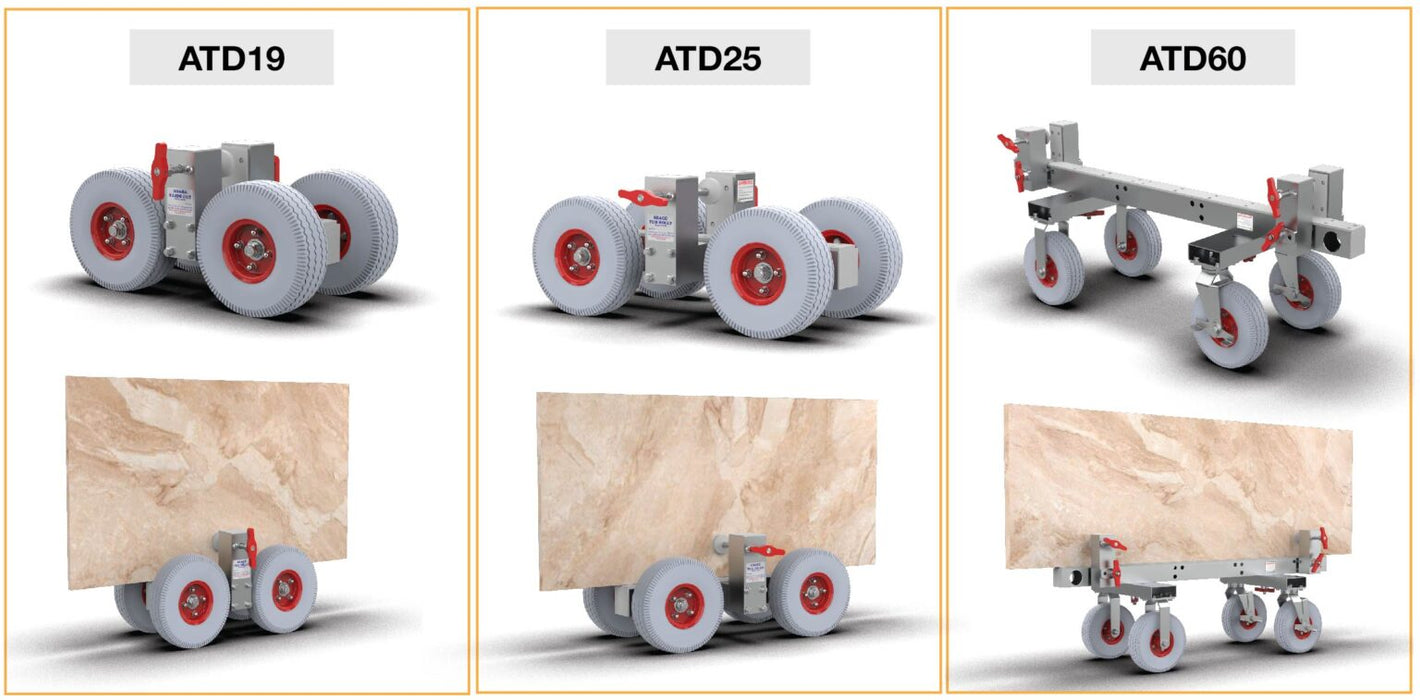 Abaco Tug Dolly – Heavy-Duty Stone & Glass Slab Transport Dolly (ATD19 / ATD25 / ATD60)