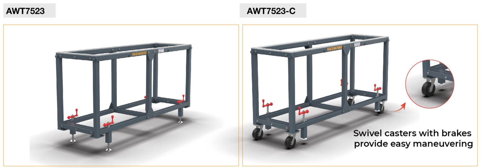 Abaco AWT7523 Heavy-Duty Stone Fabrication Working Table