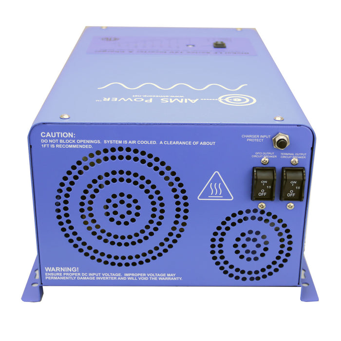 AIMS 1500W Pure Sine Inverter Charger – ETL/UL-458 & CSA Certified, 12V → 120V