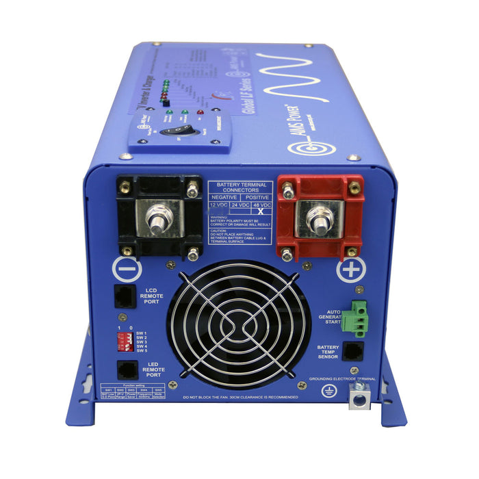 AIMS 2000 W 48VDC to 120VAC  Pure Sine Inverter Charger – 20A Smart Charger & Automatic Transfer