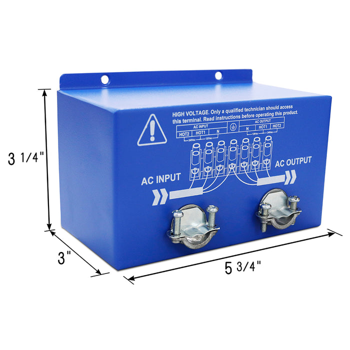 AIMS 3000 W Pure Sine Inverter Charger (12 V → 120 VAC) – 30A / 50A Bypass, UL-458 ETL Certified