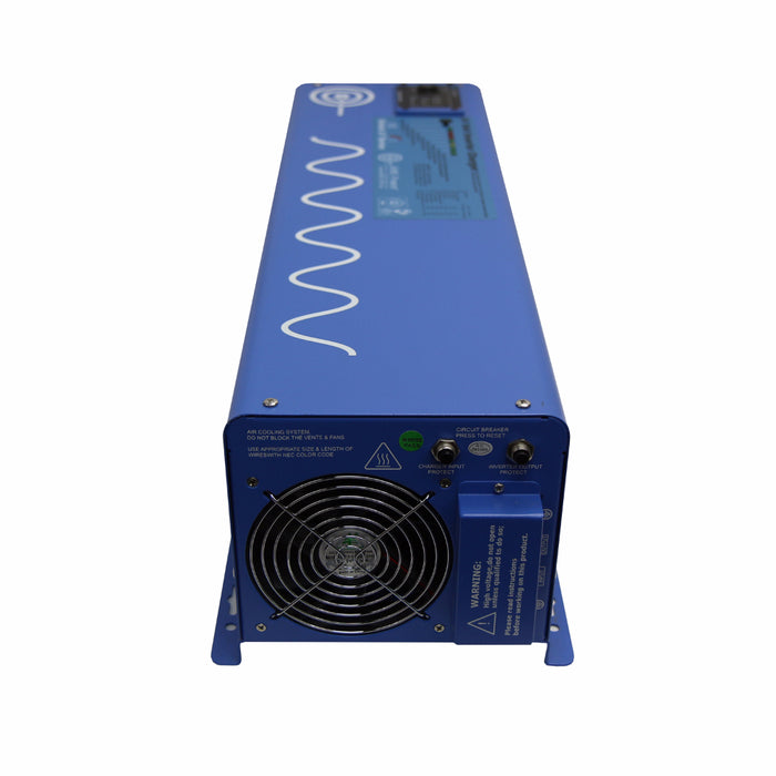 AIMS 4000W 24-V Pure Sine Inverter Charger – 120 VAC Output, 12,000W Surge • UL/CSA Listed