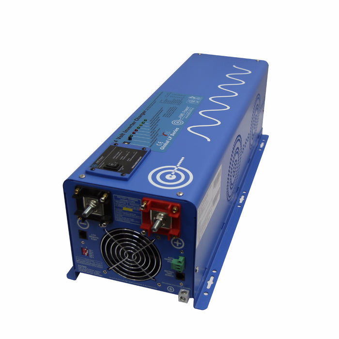 AIMS 4000W 24-V Pure Sine Inverter Charger – 120 VAC Output, 12,000W Surge • UL/CSA Listed