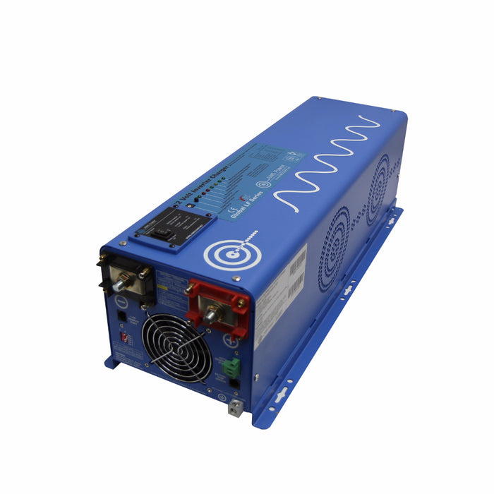 AIMS 4000W Pure Sine Inverter Charger – 12 V DC to 120 V AC, 12,000W Surge, Smart Charger