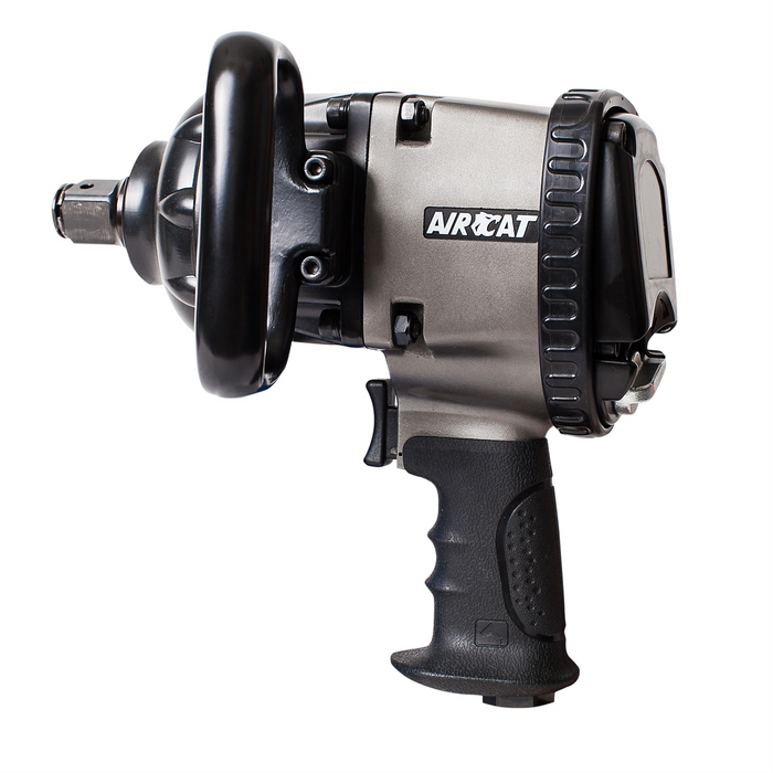 AirCat 1880-P-A 1″ Pistol Grip Impact Wrench – 1,700 ft-lb Max Torque, 1,900 ft-lb Break-Loose