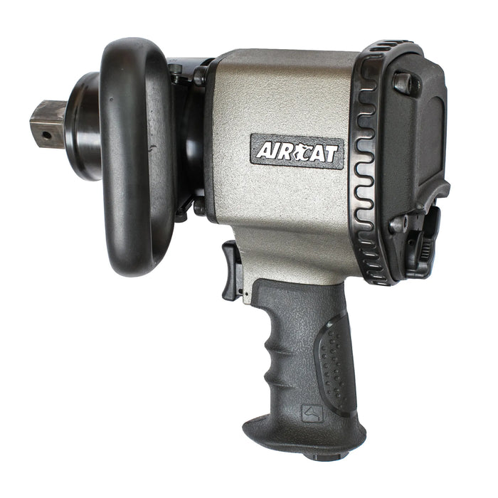 AirCat 1″ Two Jaw Pistol Grip Impact Wrench (Model 1890-P) – 2,000 ft-lb Torque, Two Jaw Clutch