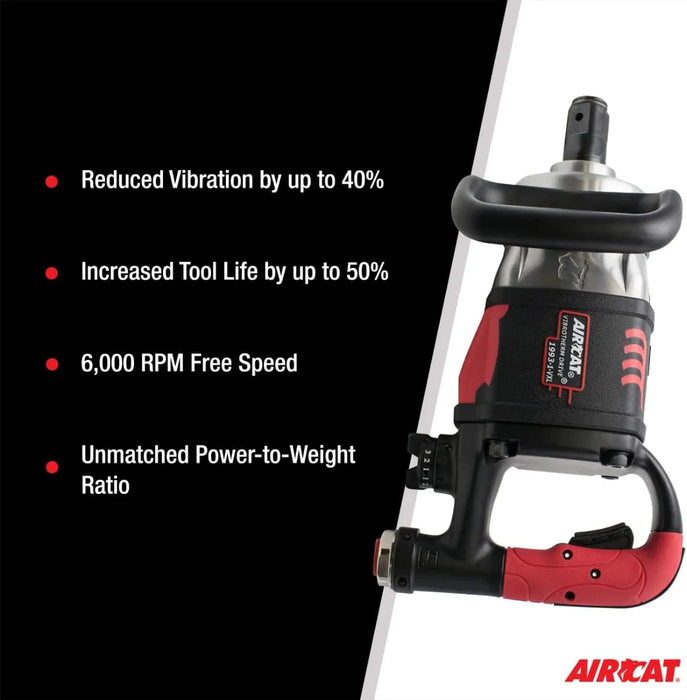 AirCat 1″ Vibrotherm Drive Composite Straight Impact Wrench (1993-1-VXL)
