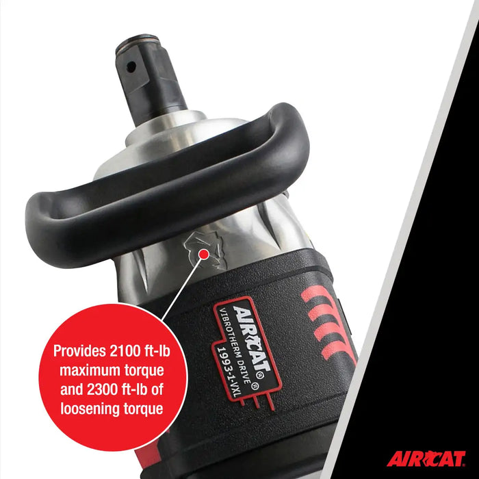 AirCat 1″ Vibrotherm Drive Composite Straight Impact Wrench (1993-1-VXL)
