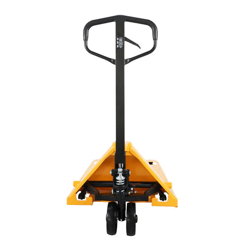 ApolloLift A-1007 Manual Hydraulic Pallet Jack – 5,500 lb Capacity, 48″×27″ Forks Nylon Wheel