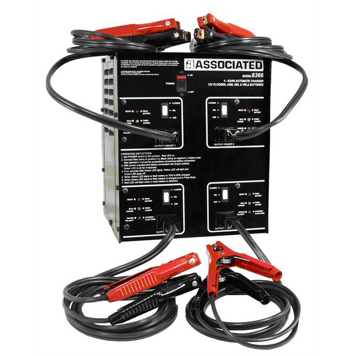 Associated 6366 Intellamatic 4-Channel Battery Charger – 12V