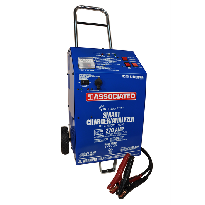 Associated ESS6008MSK 60A Intellamatic Charger w/ 270A Crank Assist & 70A Power Mode