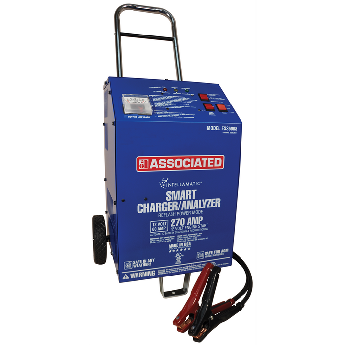 Associated ESS6008 Intellamatic® 60 A Charger | 270 A Crank Assist, 70 A Power Supply