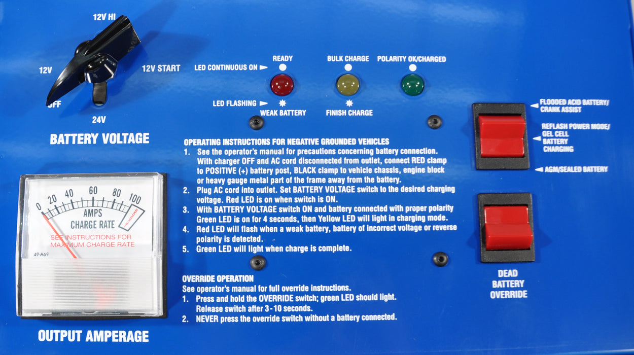Associated ESS6011 Intellamatic® 12/24 V Charger | 70/35 A + 270 A Crank Assist