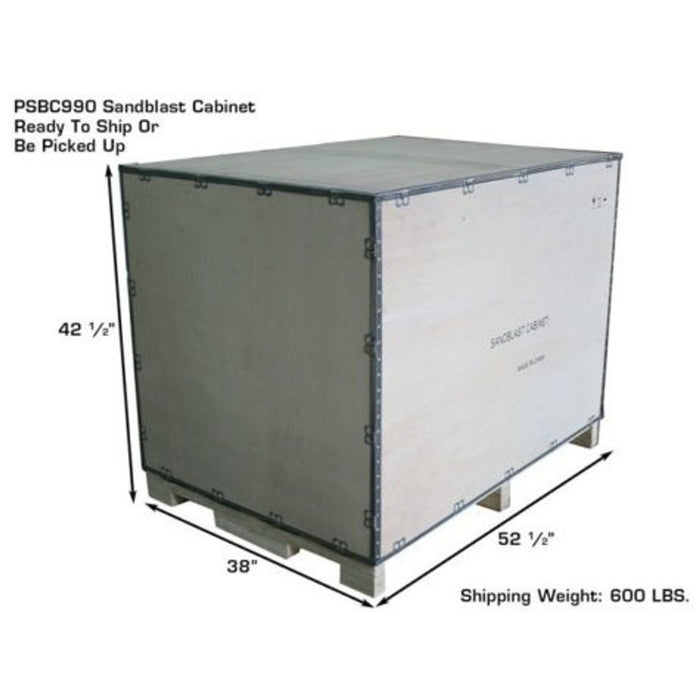 Atlas PSBC990 Extra-Large Pressurized Sandblast Cabinet | Industrial Automotive Media Blaster