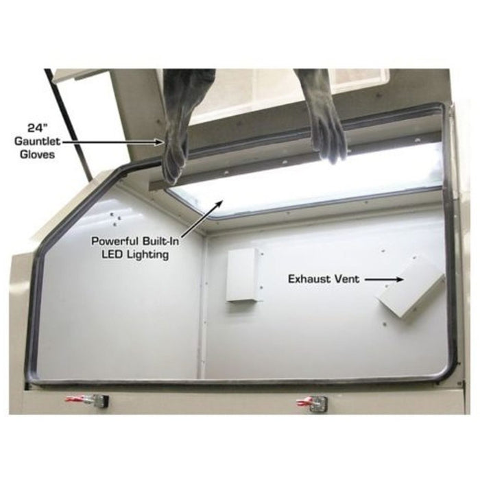 Atlas PSBC990 Extra-Large Pressurized Sandblast Cabinet | Industrial Automotive Media Blaster