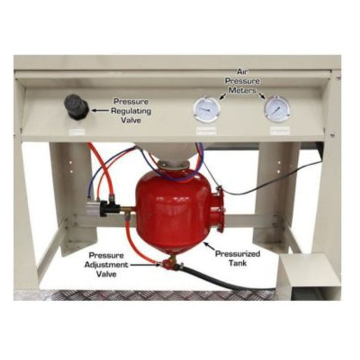 Atlas PSBC990 Extra-Large Pressurized Sandblast Cabinet | Industrial Automotive Media Blaster