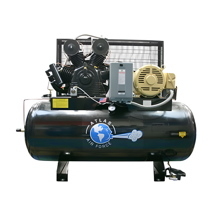 Atlas ATAF15PLUS 15 HP 3-Phase 120 Gal Air Compressor – Atlas Automotive Equipment