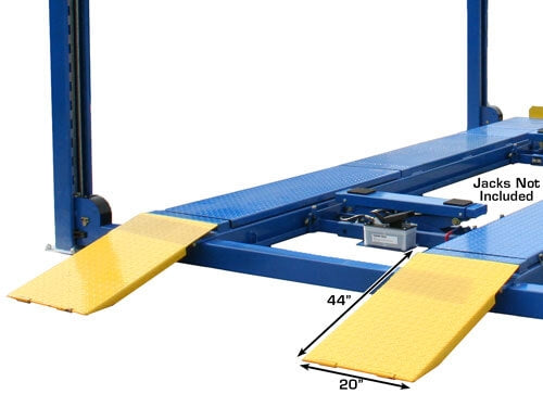 Atlas Automotive Equipment 412A 12,000 lb 4-Post Alignment Lift with Turntables – Heavy-Duty Hydraulic Car Lift for Professional Garages & Alignment Shops (Model ATTD-412A)
