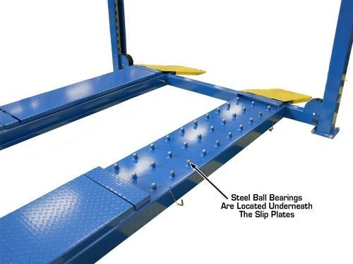 Atlas Automotive Equipment 412A 12,000 lb 4-Post Alignment Lift with Turntables – Heavy-Duty Hydraulic Car Lift for Professional Garages & Alignment Shops (Model ATTD-412A)