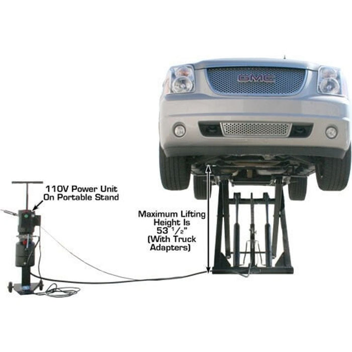 Atlas Equipment 6MR Portable Mid-Rise 6,000 lb Scissor Lift | Mobile Automotive Service Lift – ATTD-6MR