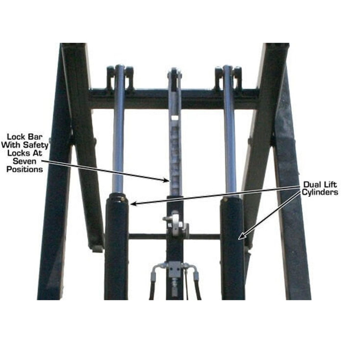 Atlas Equipment 6MR Portable Mid-Rise 6,000 lb Scissor Lift | Mobile Automotive Service Lift – ATTD-6MR