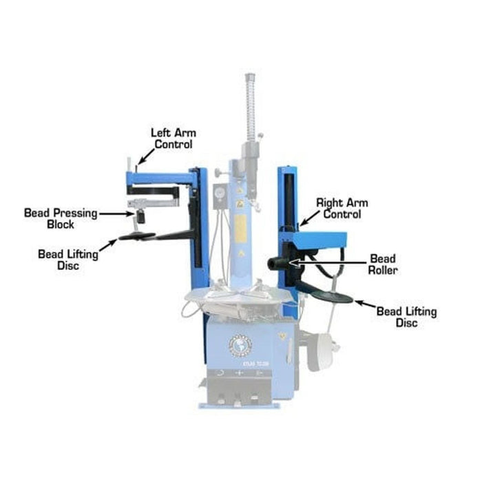 Atlas Automotive 700 Series Dual Assist Arms – Heavy-Duty ATTC-DAA-T Lift Arm Assembly