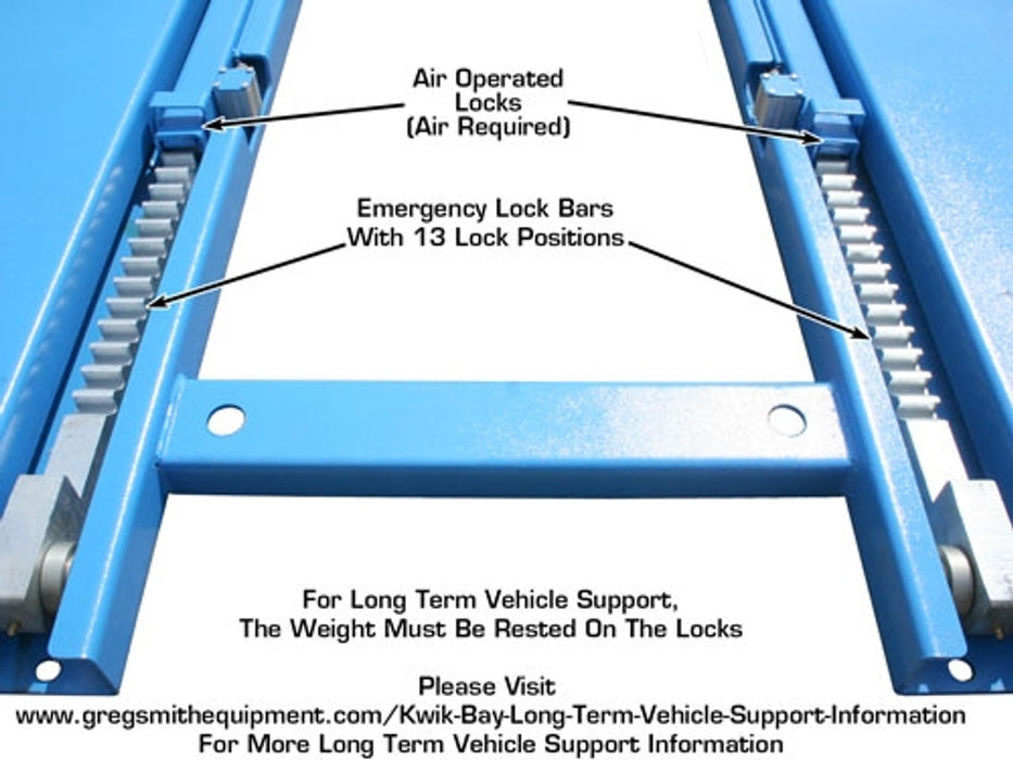 Atlas 7K-Kwik-Bay 7,000 lb Portable Mid-Rise Scissor Lift | Atlas Automotive Equipment