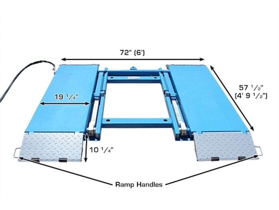 Atlas 7K-Kwik-Bay 7,000 lb Portable Mid-Rise Scissor Lift | Atlas Automotive Equipment