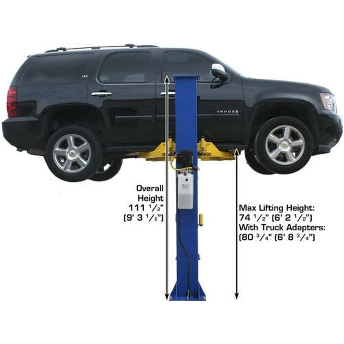 Atlas 9KBPX 2-Post Baseplate Car Lift | 9,000 lb Heavy-Duty Automotive Hoist for Professional Garages